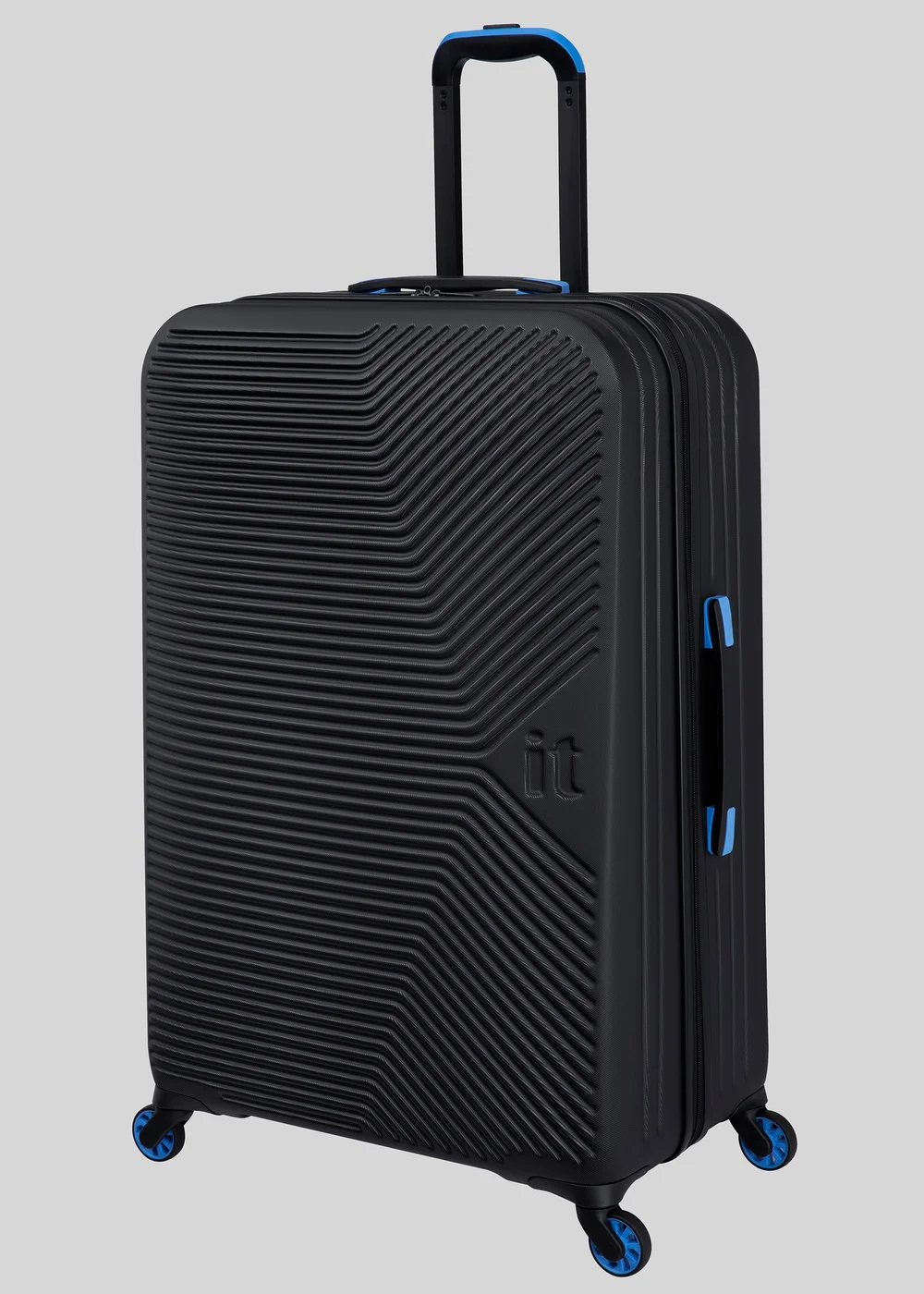 IT Luggage Black New Hard Suitcase - Cabin Image 3