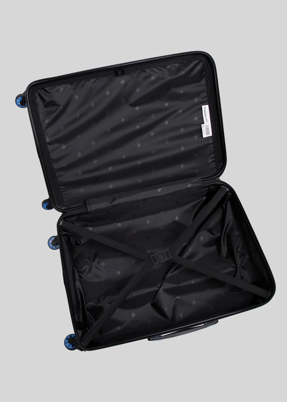 IT Luggage Black New Hard Suitcase - Cabin Image 2