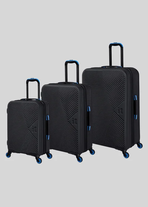 IT Luggage Black New Hard Suitcase - Cabin Image 1