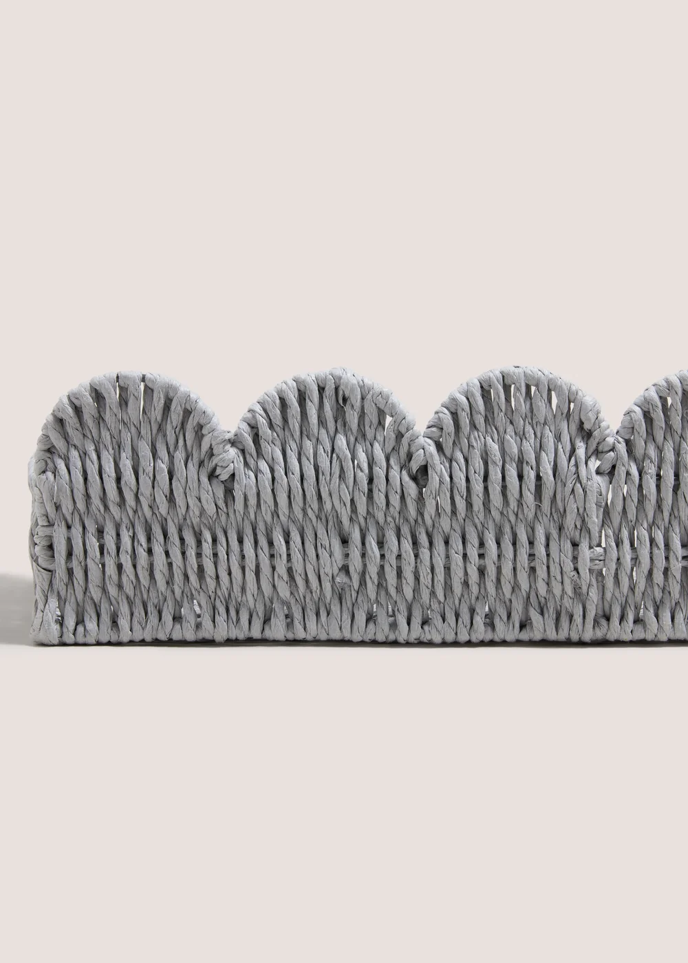 Grey Scallop Edge Shelf Image 2