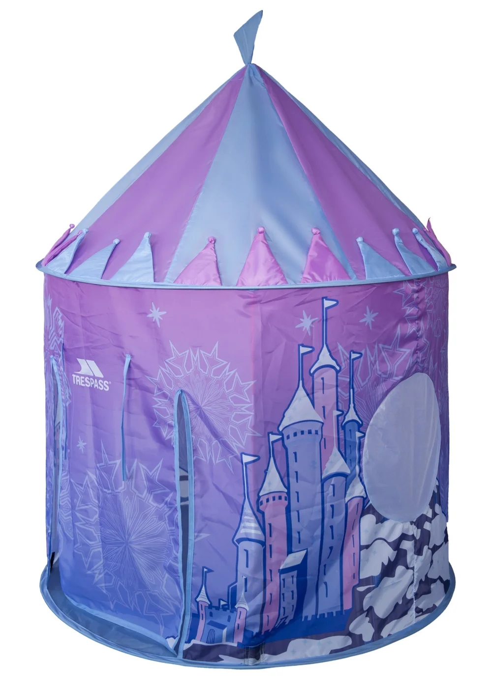 Trespass Kids Light Blue Chateau Play Tent With Packaway Bag - One Size Image 5