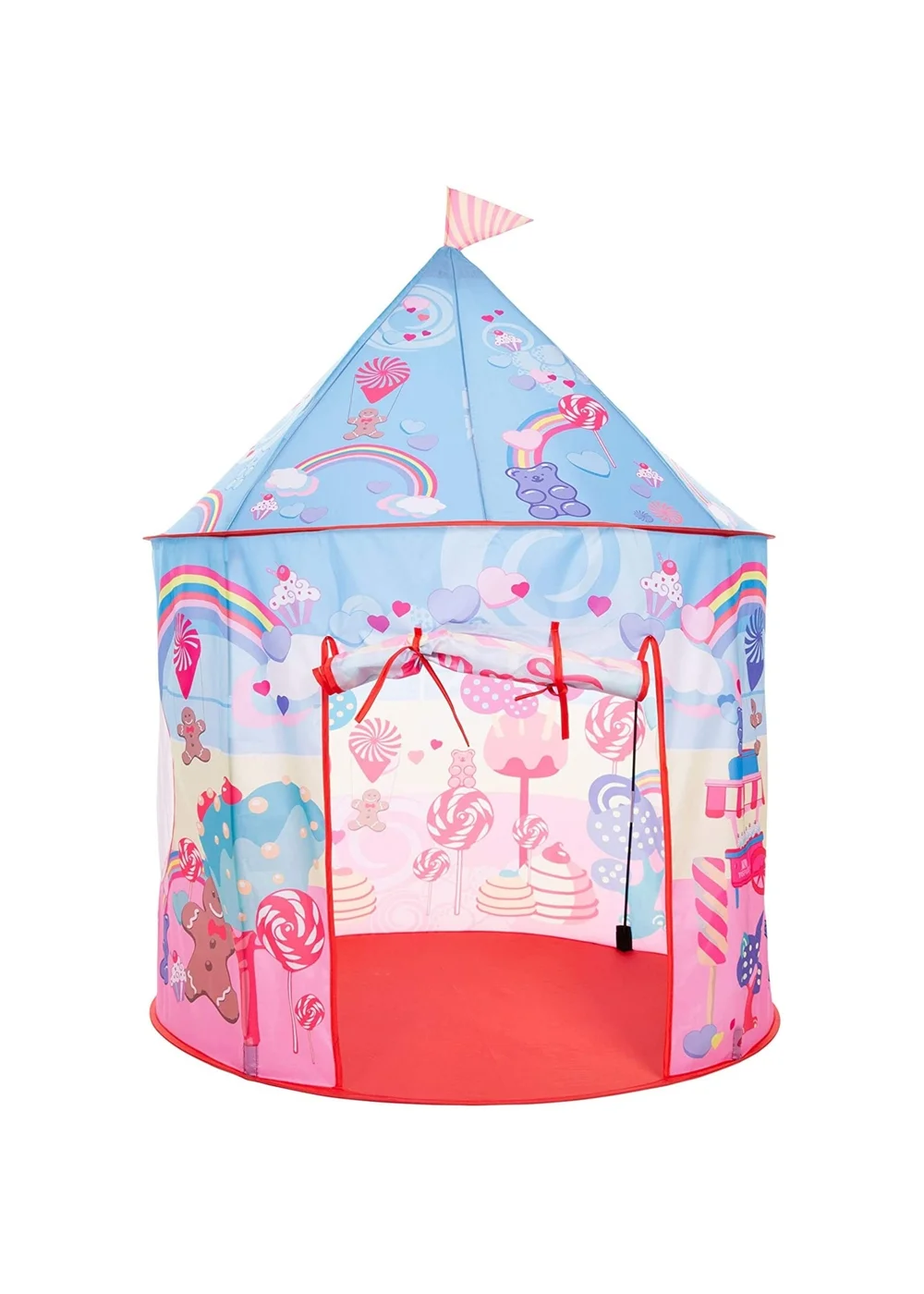Trespass Kids Multi Chateau Play Tent With Packaway Bag - One Size Image 1