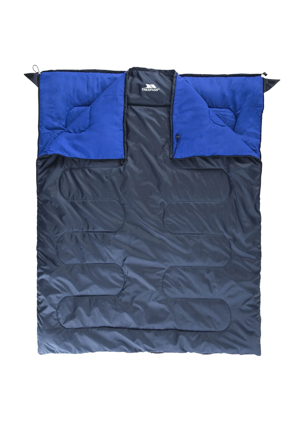Trespass Navy Catnap 3 Season Double Sleeping Bag - One Size Image 1