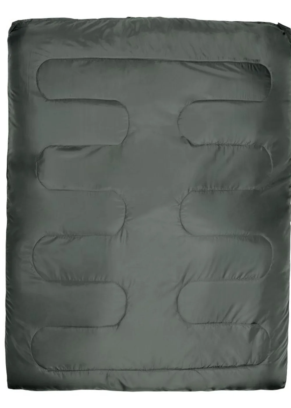 Trespass Grey Green Catnap 3 Season Double Sleeping Bag - One Size Image 2