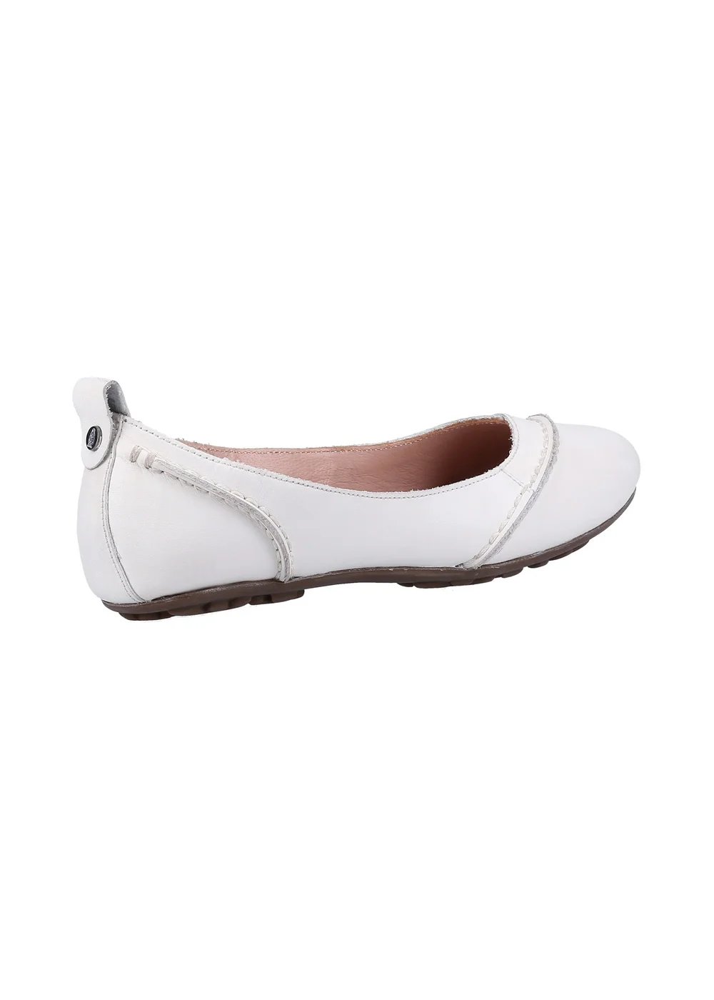 Hush Puppies White Janessa Ballerina - 3 Image 3