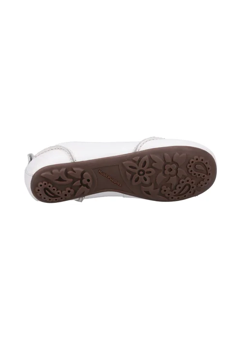Hush Puppies White Janessa Ballerina - 3 Image 4