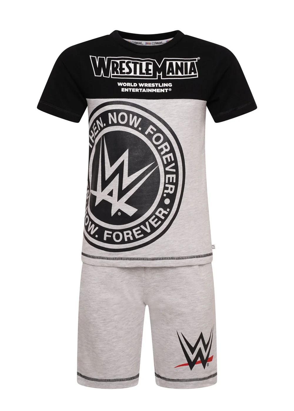 WWE Black Boys Short Pyjama Set (6-10 yrs) - Age 6-7 Years Image 2