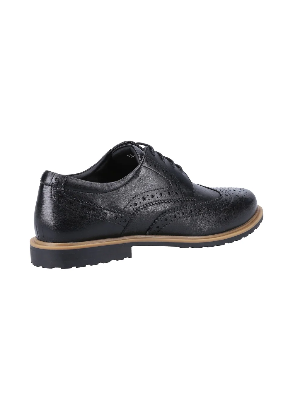 Hush Puppies Black/Brown Verity Brogue - 6 Image 3