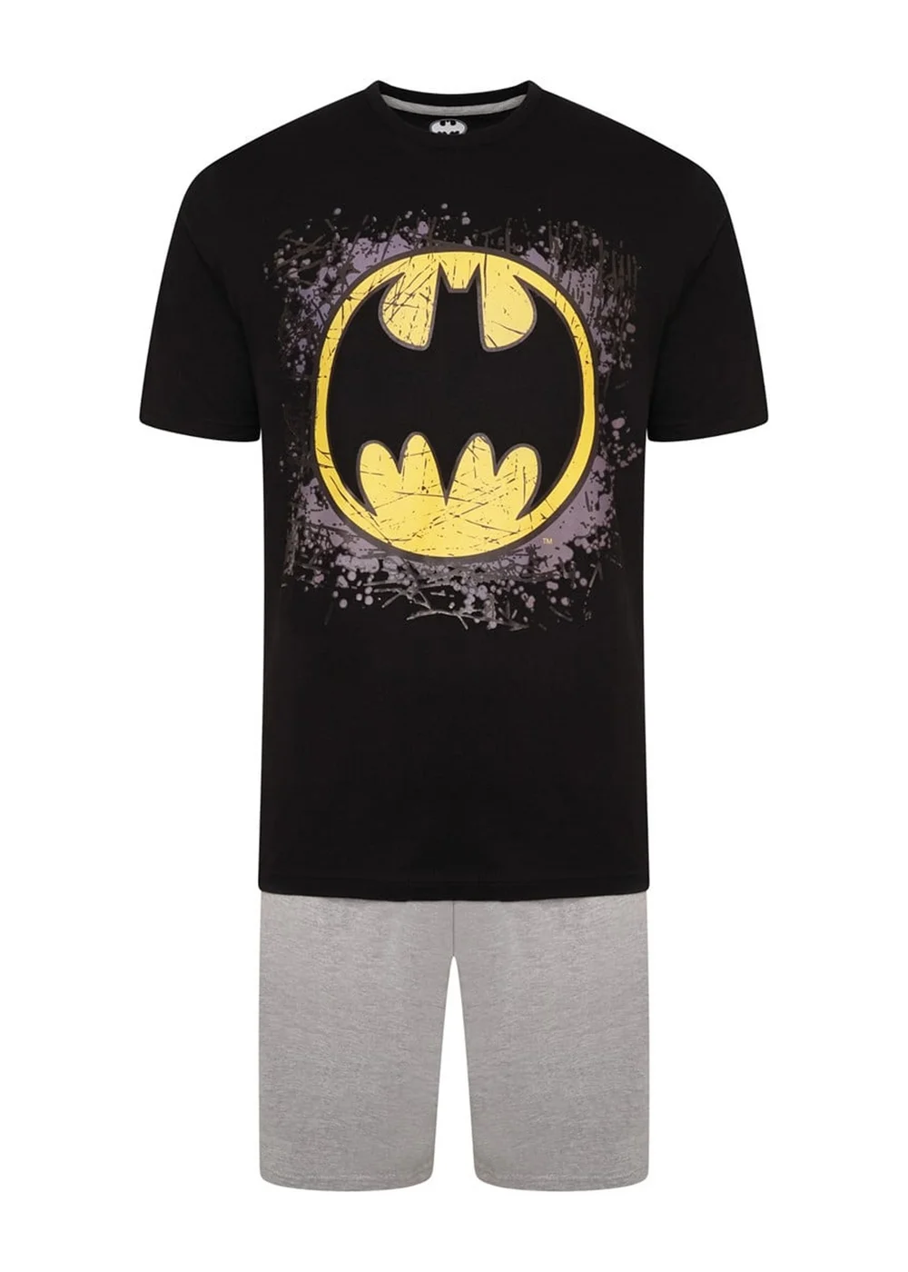 DC Comics Mens Batman Icon Pyjama - XS Image 1