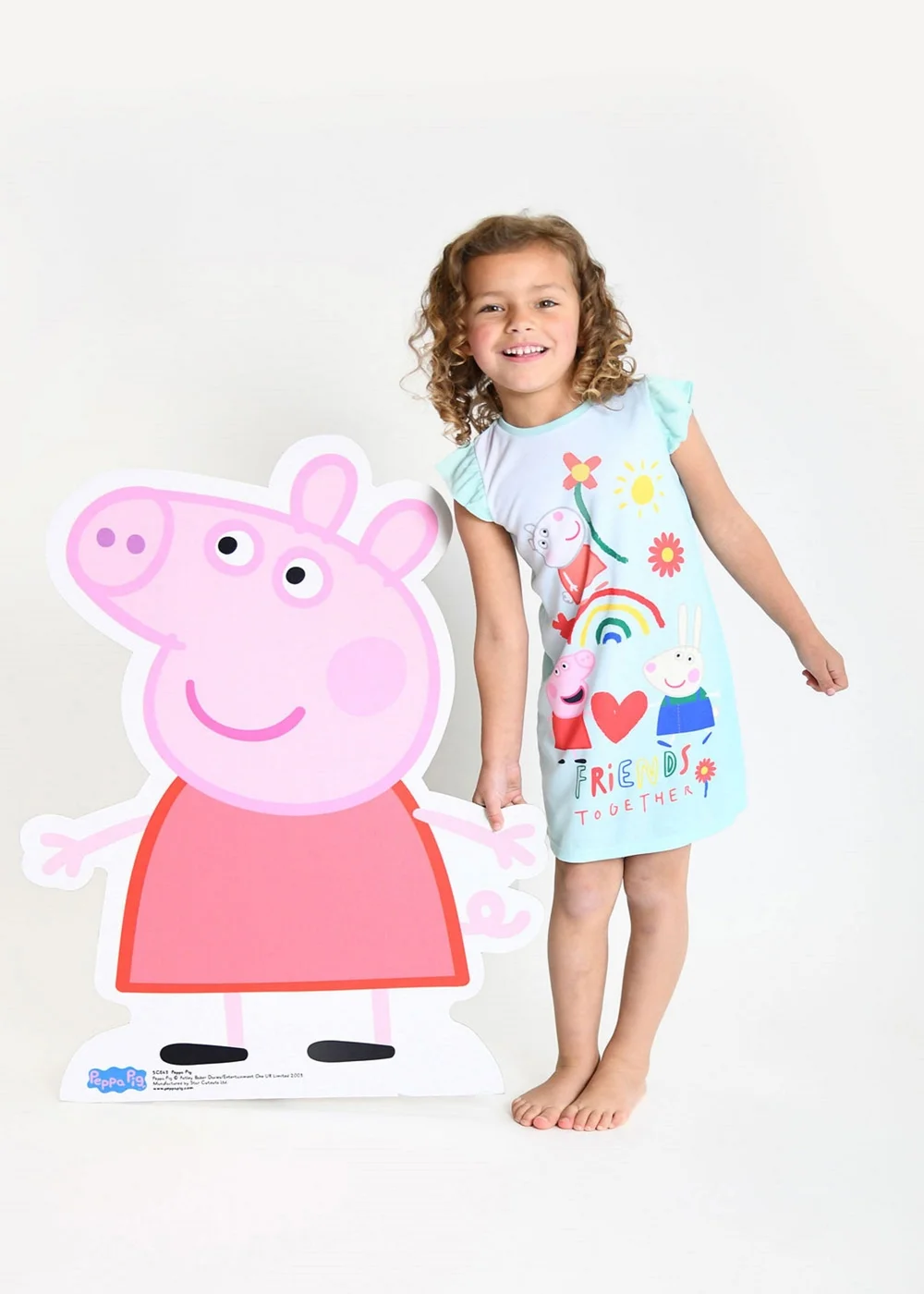 Peppa Pig Kids Blue Nightie (12 mths-4 yrs) - Age 12 - 18 Months Image 1