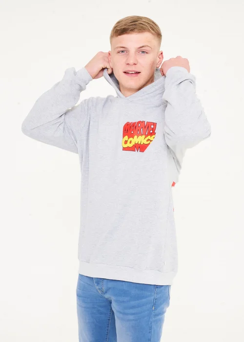 Marvel Mens Grey Hoody - XS Image 1
