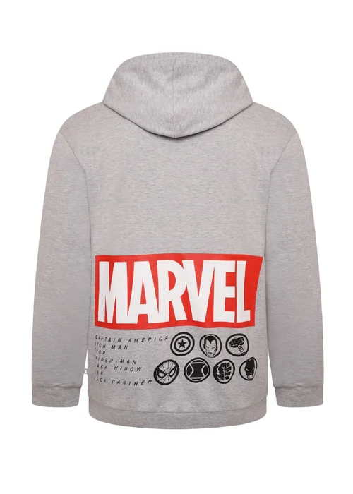 Marvel Mens Grey Hoody - XS Image 4