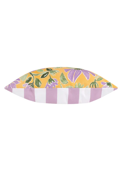Wylder Nature Yellow Flower Filled Outdoor Cushions (43cm x 43cm x 8cm) - One Size Image 4