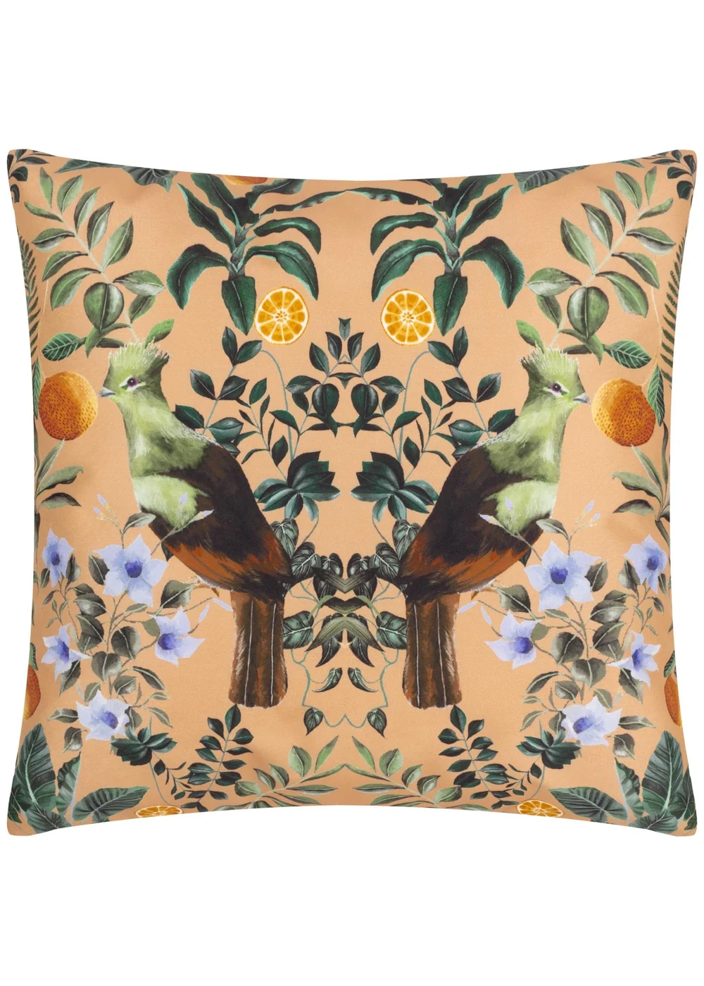 Wylder Tropics Multi Kali Mirrored Birds Filled Outdoor Cushions (43cm x 43cm x 8cm) - One Size Image 2