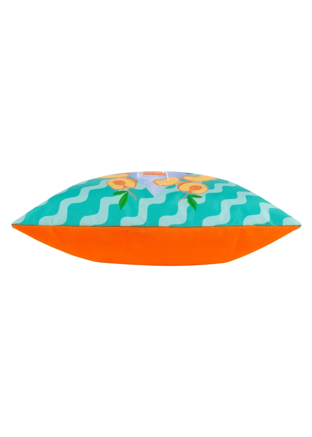 furn. Aqua Peachy Filled Outdoor Cushions (43cm x 43cm x 8cm) - One Size Image 3