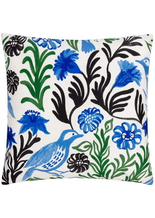 furn. Blue Aljento Filled Outdoor Cushions (43cm x 43cm x 8cm) - One Size Image 2