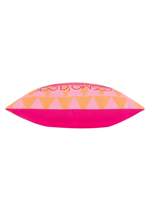 furn. Pink Cosmo O' Clock Filled Outdoor Cushions (43cm x 43cm x 8cm) - One Size Image 4