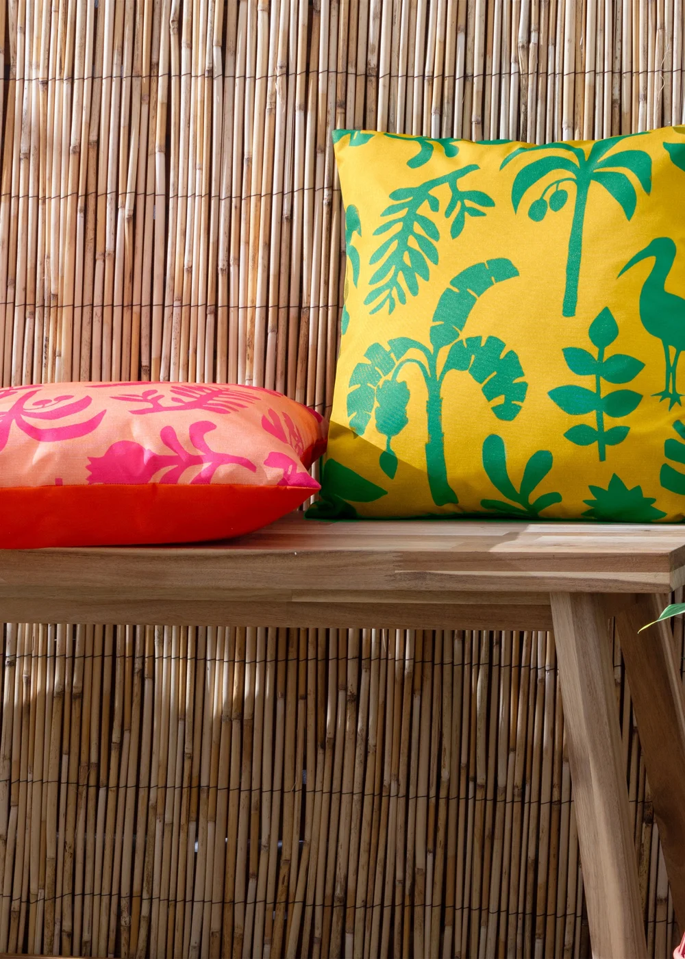 furn. Teal Marula Filled Outdoor Cushions (43cm x 43cm x 8cm) - One Size Image 6