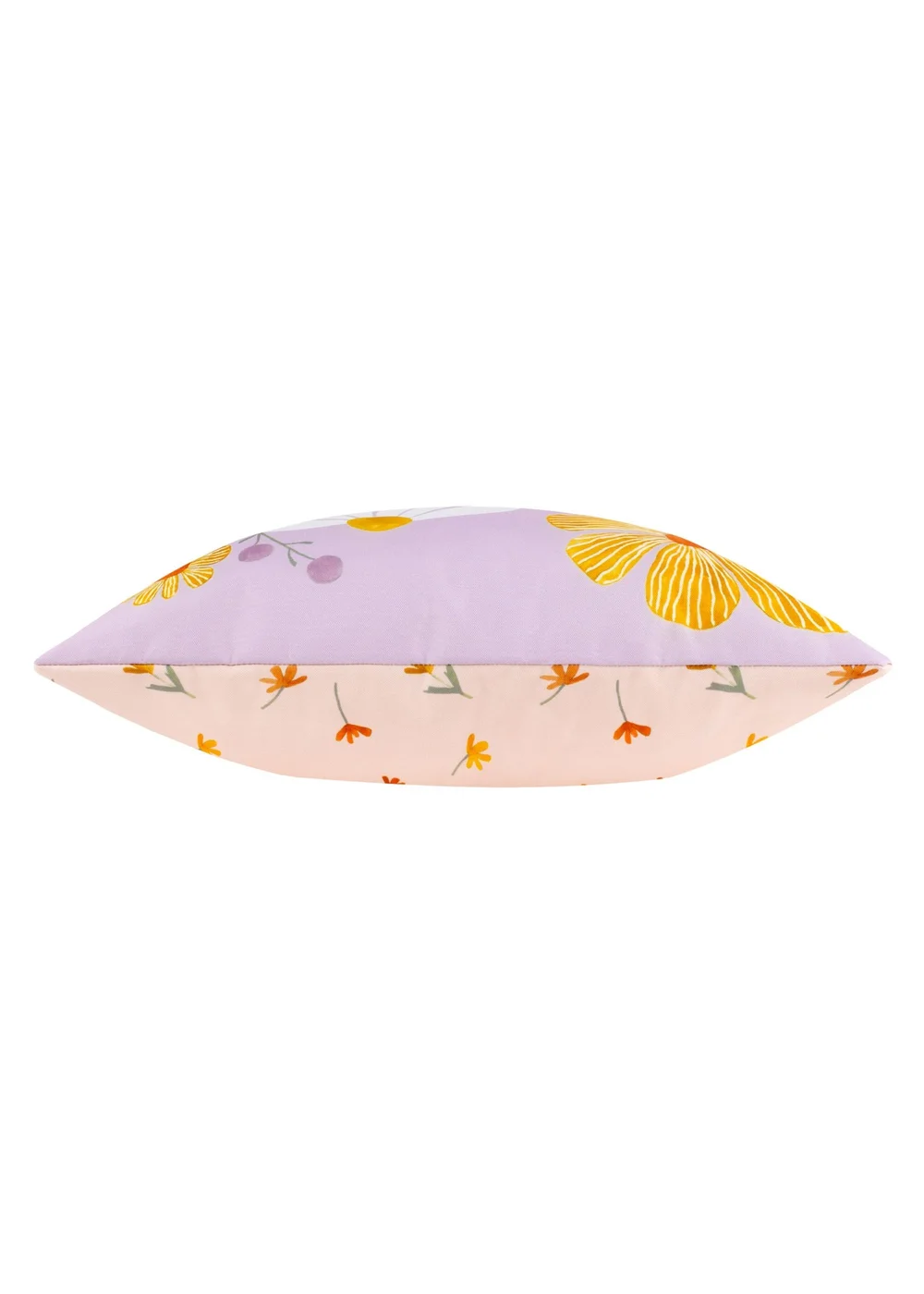 Wylder Nature Lilac Wildflower Filled Outdoor Cushions (43cm x 43cm x 8cm) - One Size Image 3