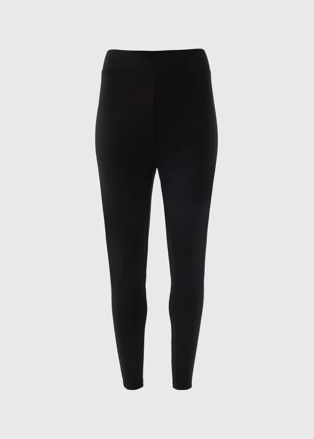 Black Diamante Side Leggings - 8 Image 4