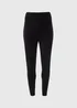 Black Diamante Side Leggings - 8 Image 4