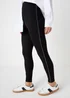 Black Diamante Side Leggings - 8 Image 3