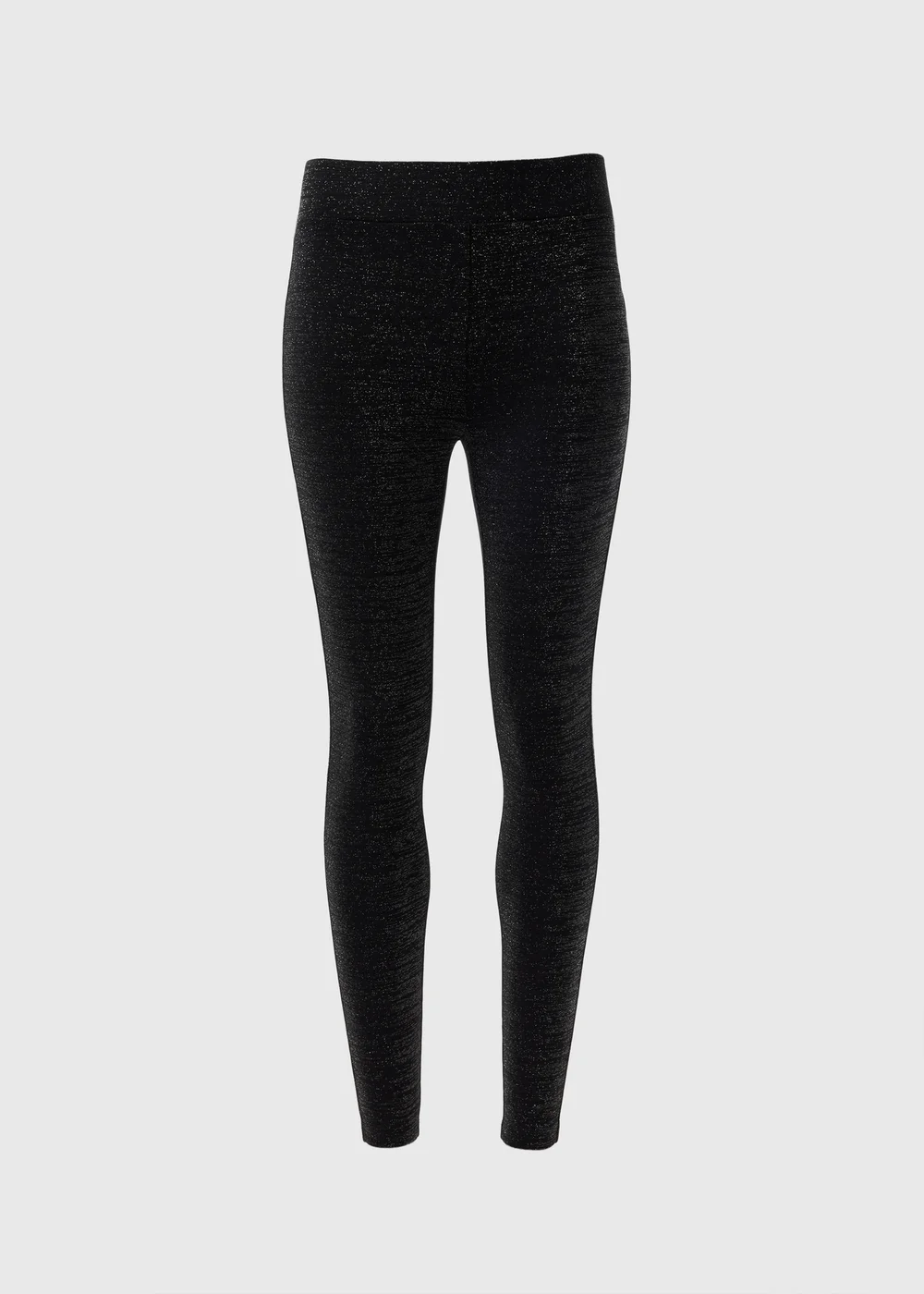 Black Shimmer Glitter Leggings - 8 Image 4