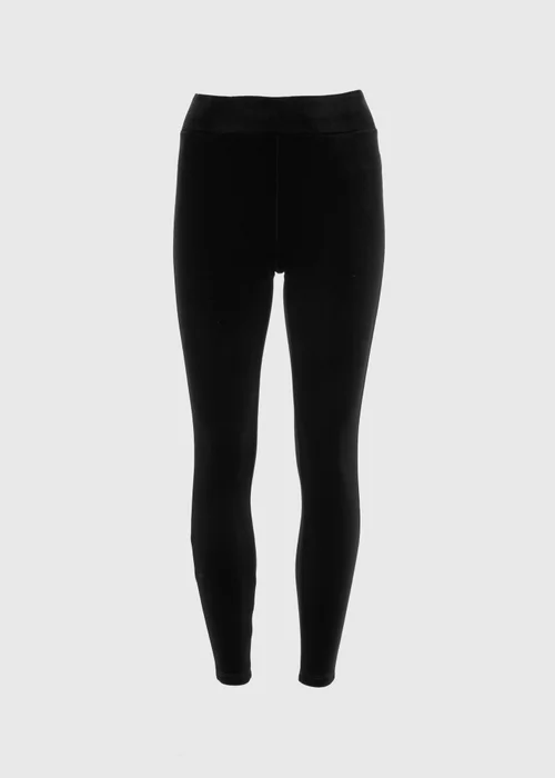Black Velvet Leggings - 8 Image 2