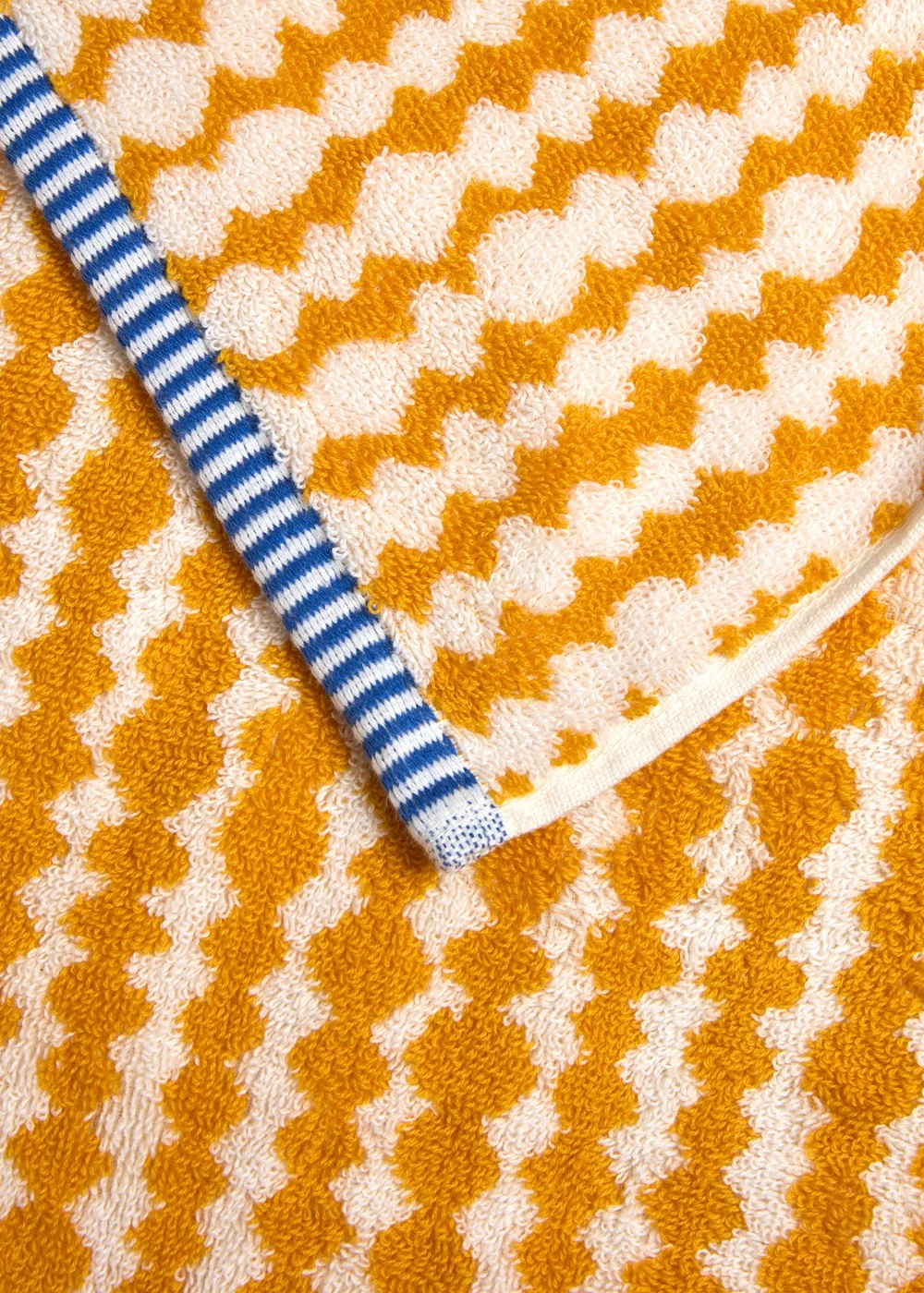 Yellow Irregular Spot Towel - Hand Towel Image 2