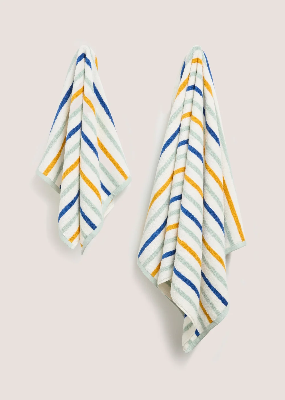 Yellow Stripe Towel - Hand Towel Image 1