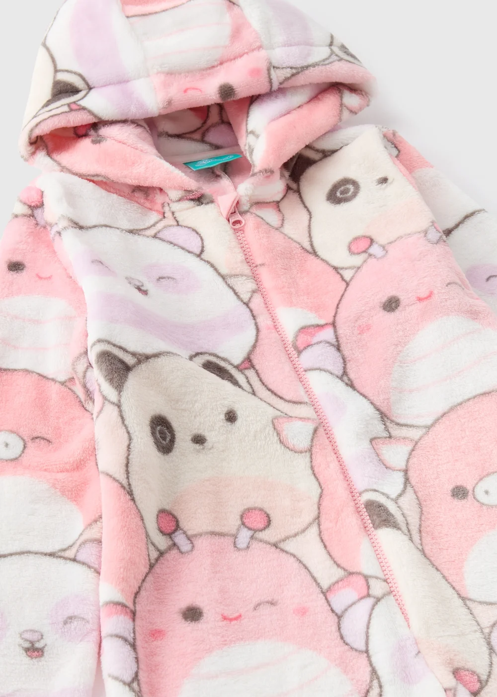 Squishmallow Kids Pink Onesie (5-13yrs) - Age 5 Years Image 2