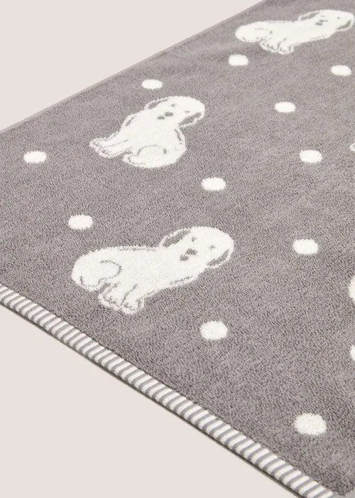 Grey Connie Cockapoo Towels - Hand Towel Image 2
