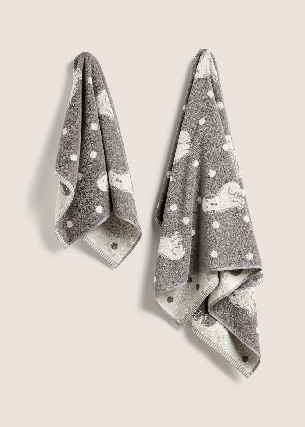Grey Connie Cockapoo Towels - Hand Towel Image 1
