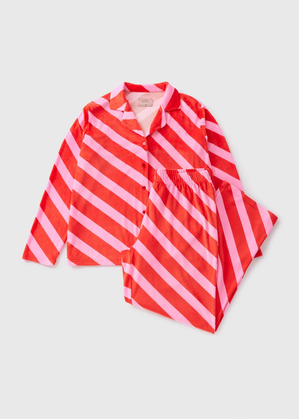 Red Candy Stripe Pyjama Set - Extra small Image 3