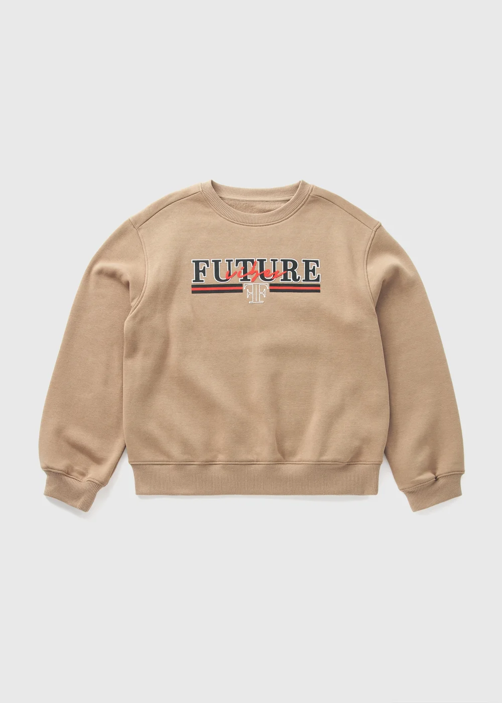 Boys Tan Future Sweatshirt (7-15yrs) - 7 Yrs Image 1