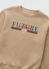 Boys Tan Future Sweatshirt (7-15yrs) - 7 Yrs Image 2