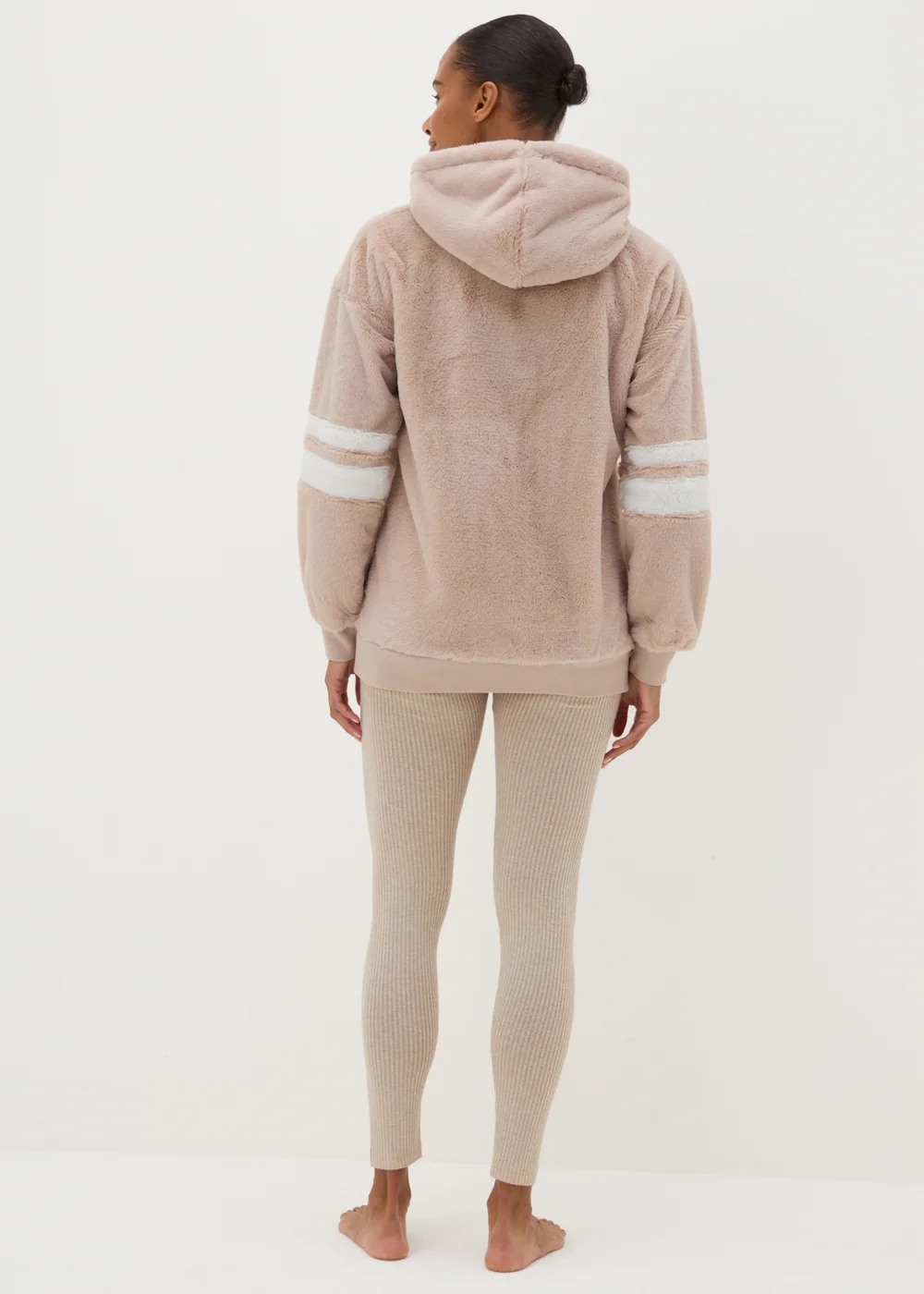 Mink Cosy Fleece Loungewear Set - Extra small Image 2