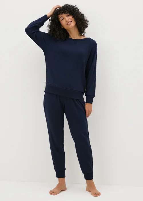 Navy Lounge Top - Extra small Image 2