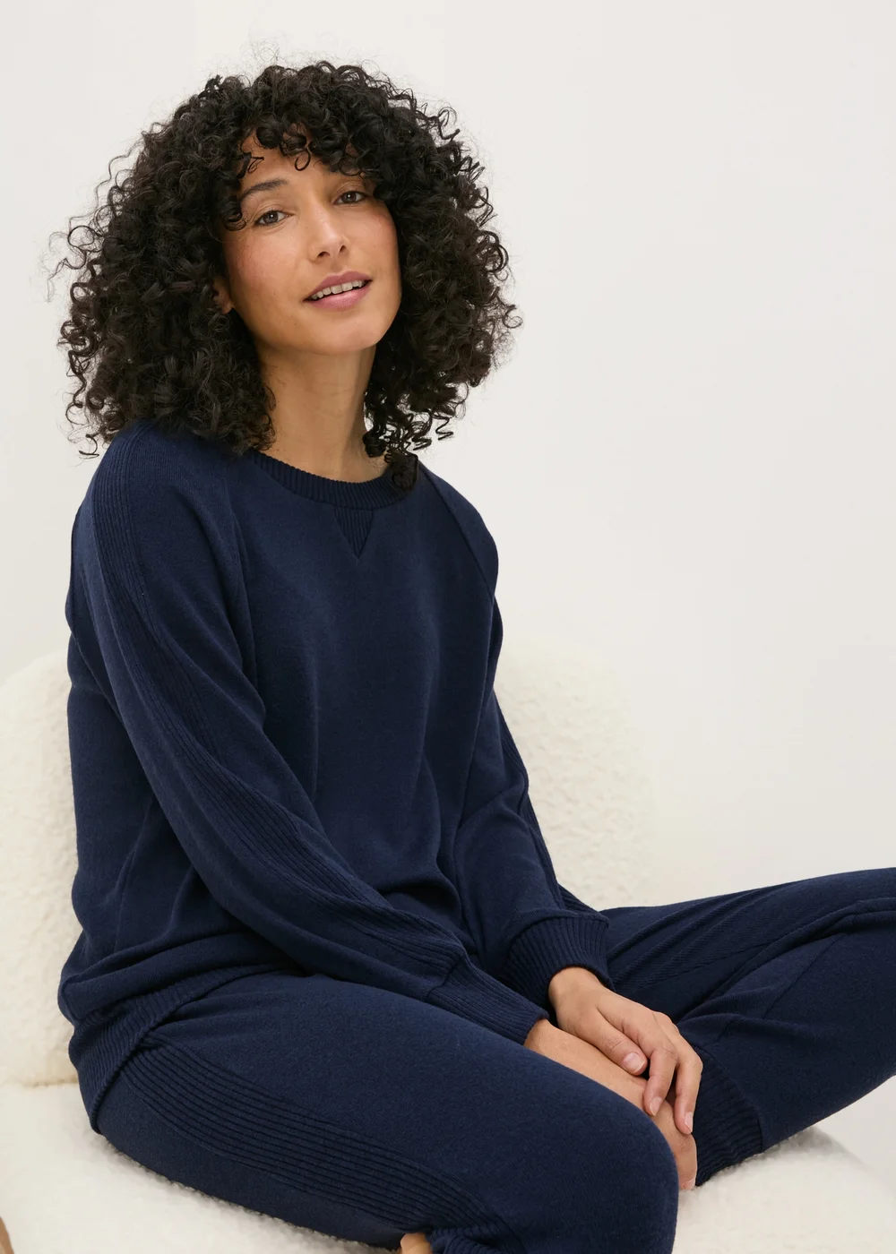 Navy Lounge Top - Extra small Image 1