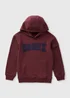 Boys Burgundy Bronx Varsity Hoodie (7-15yrs) - 7 Yrs Image 1