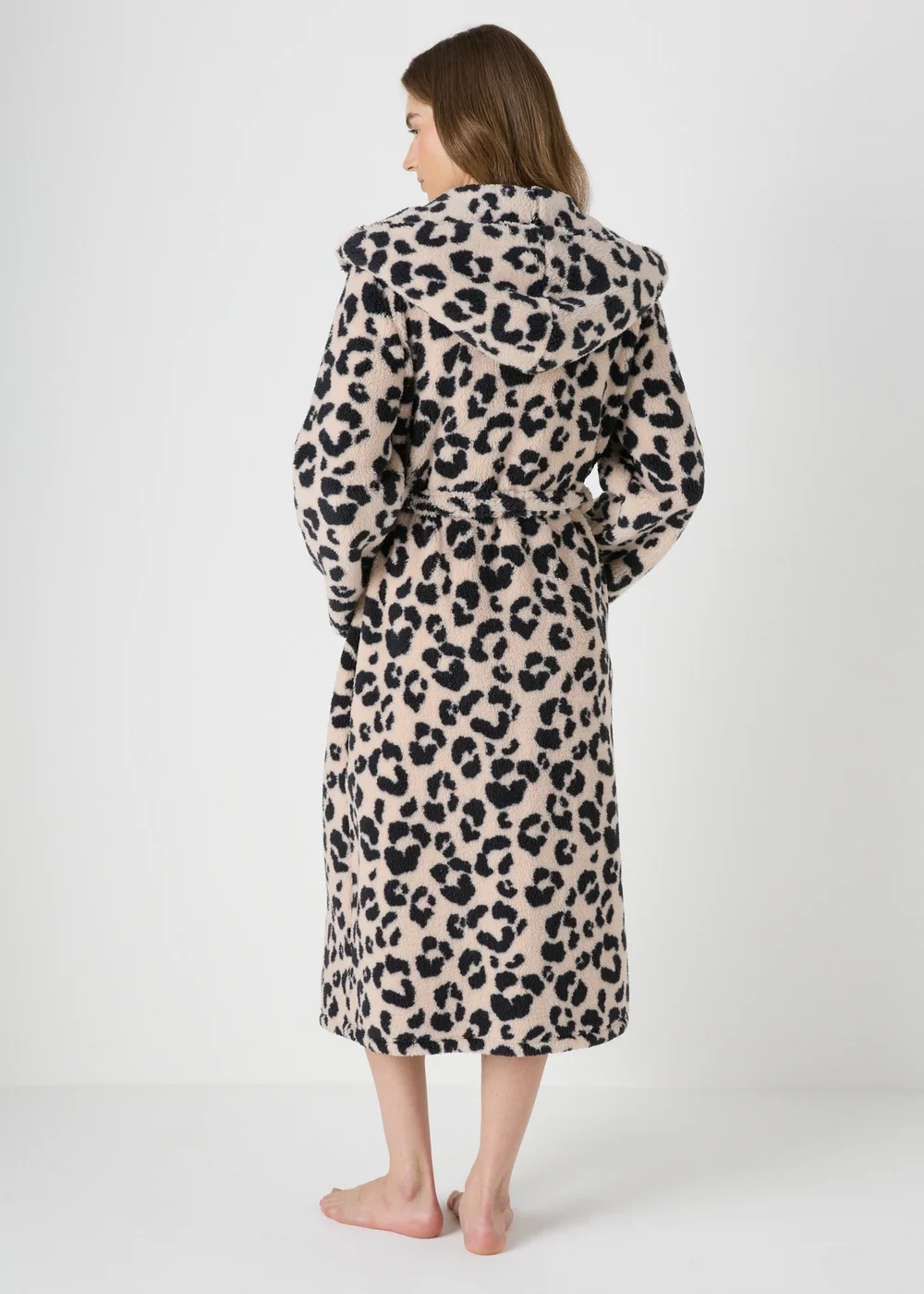 Cream Animal Print Dressing Gown - Extra small Image 2