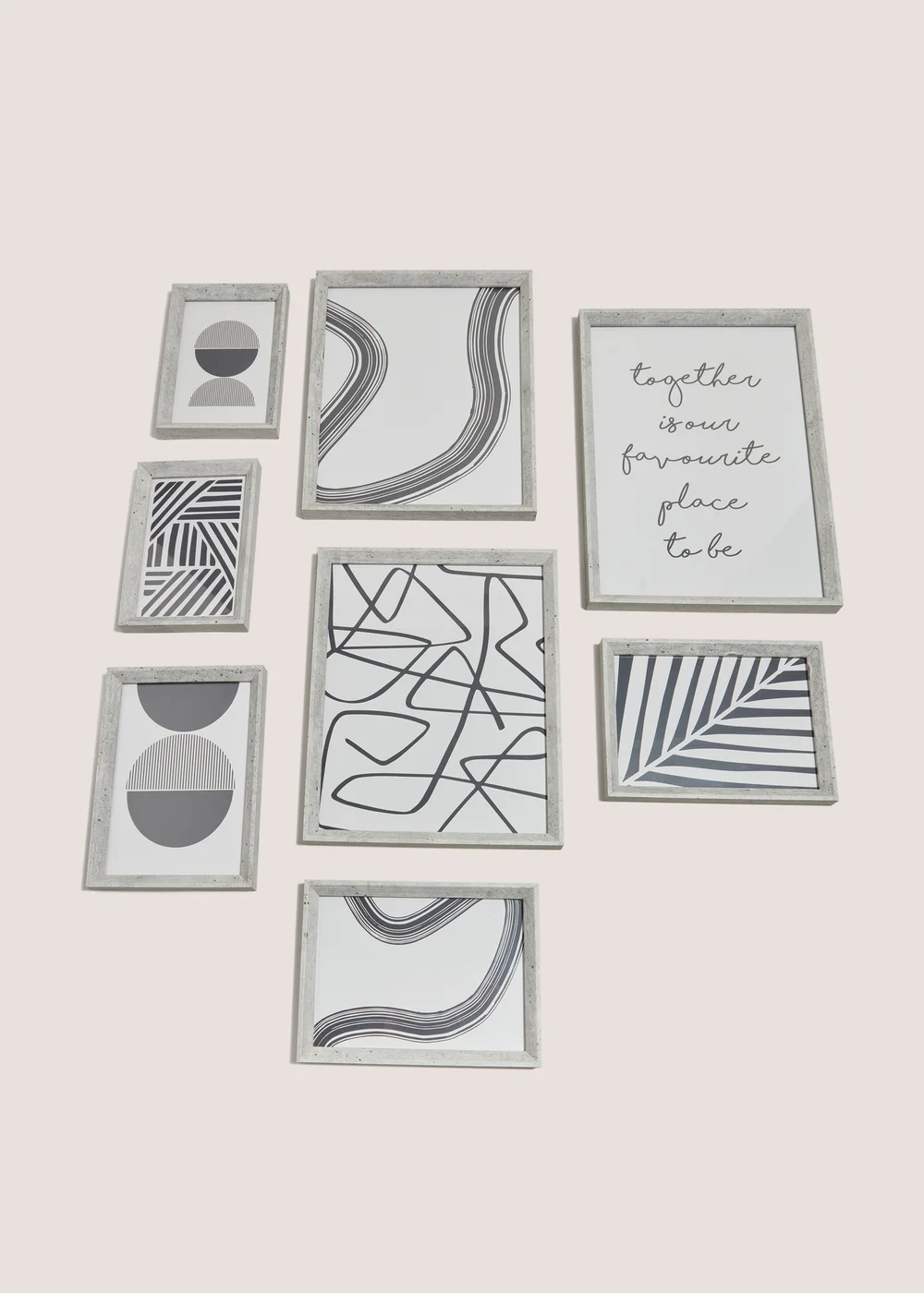 8 Pack Gallery Concrete Frames Image 1