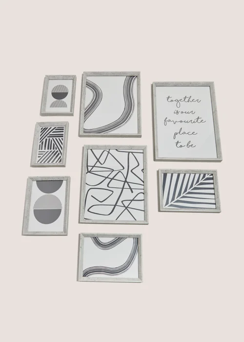 8 Pack Gallery Concrete Frames Image 1