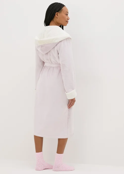 Pink Fleece Dressing Gown - Extra small Image 2