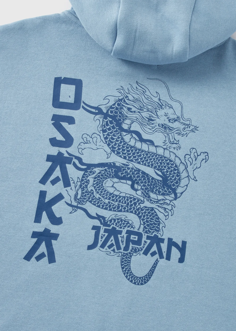 Boys Blue Japan Print Hoodie (7-15yrs) - 7 Yrs Image 2