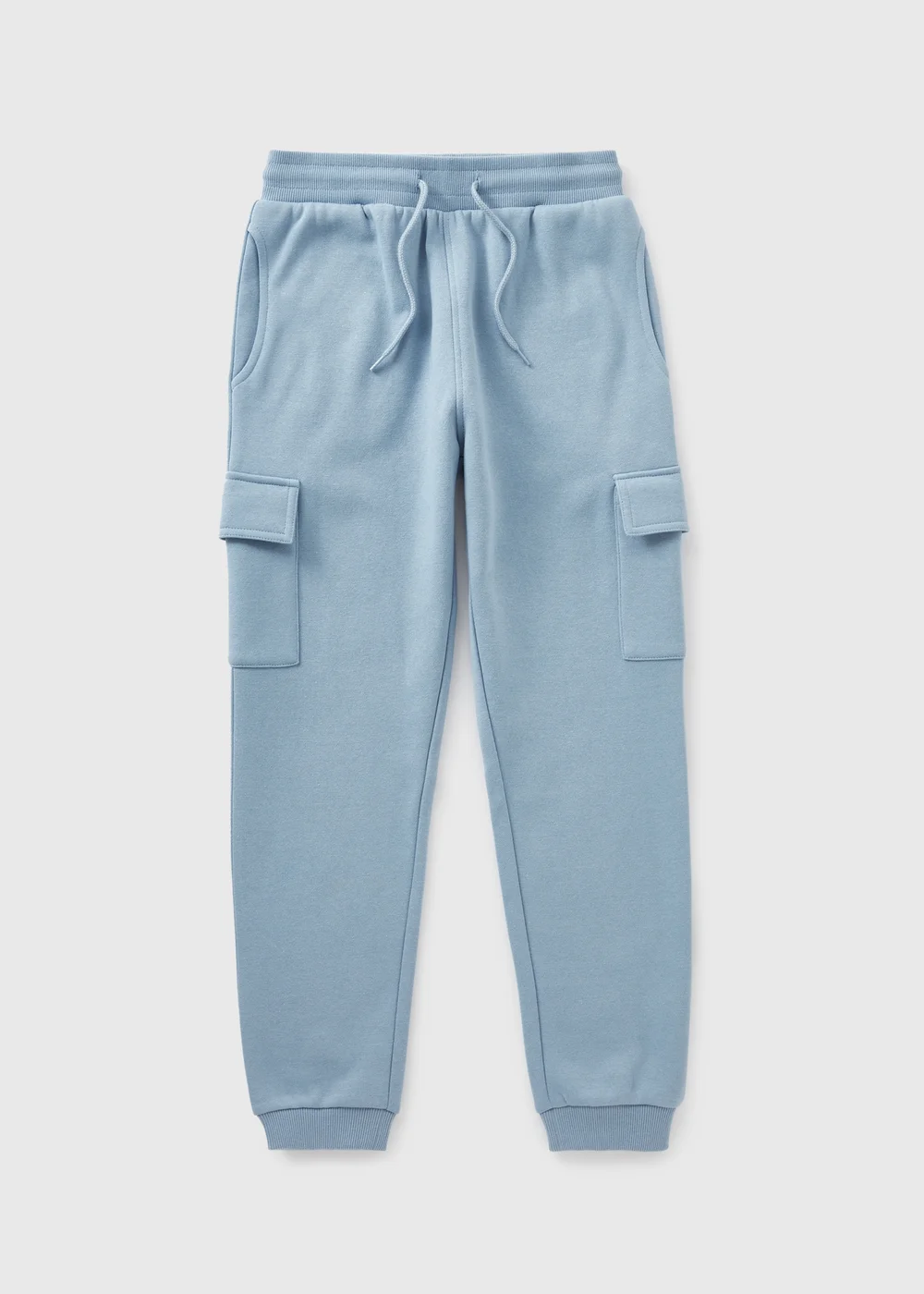 Boys Blue Cargo Jogging Bottoms (7-15yrs) - 8 Yrs Image 1