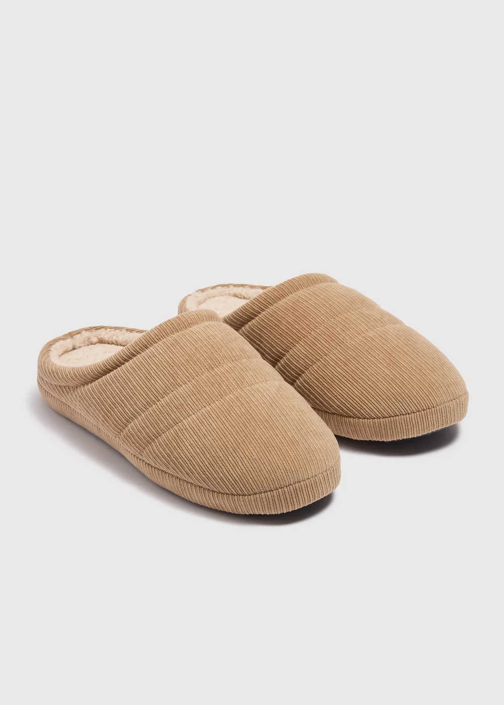 Stone Cord Memory Foam Mule Slippers - Size 7 - 8 Image 1