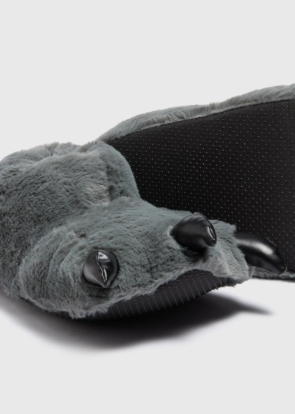 Grey Claw Novelty Slippers - Size 7 - 8 Image 2