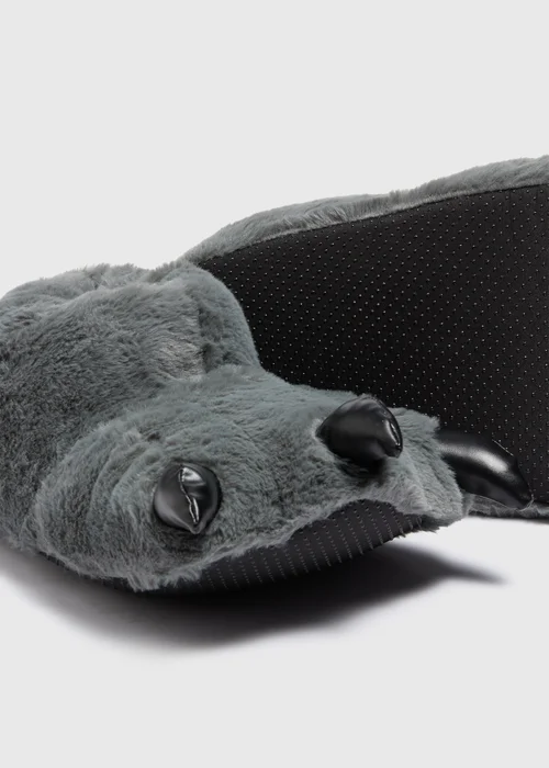 Grey Claw Novelty Slippers - Size 7 - 8 Image 2