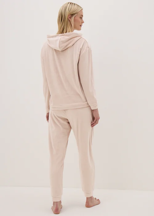 Mink Hooded Fleece Loungewear Set - Extra small Image 2